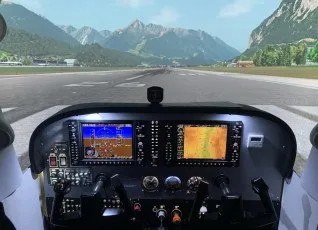 Полет на авиатренажере Cessna 172