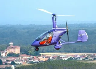 Экстремальный полет на гироплане 