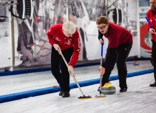 Индивидуальная тренировка в кёрлинг