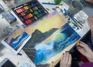 Мастер класс по Пастели для взрослых и детей