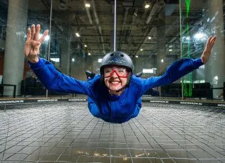 Полёт в аэротрубе Flow Moscow