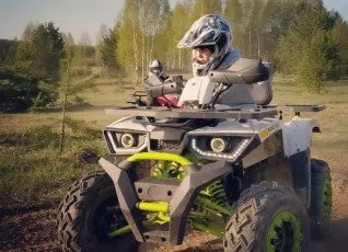 Детский заезд на квадроцикле