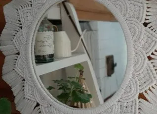 Мастер-класс по созданию украшения для зеркала в технике макраме