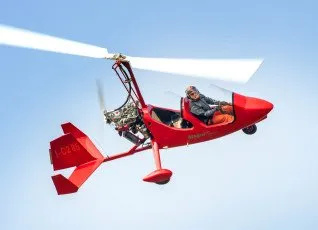 Полет на гироплане