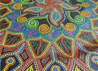 МК Точечная роспись (декоративная тарелочка)