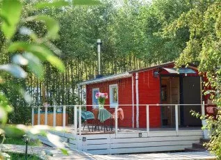 Дом охотника в глэмпинге Просто Эко