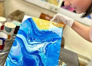 Мастер класс по Флюид-Арт (Fluid Art)