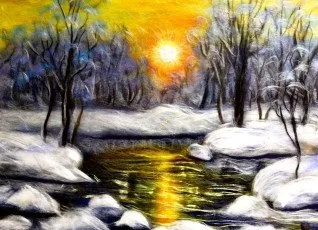 Мастер класс по шерстяной акварели