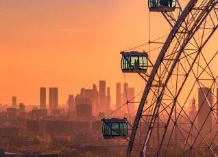 Индивидуальный прокат кабины аттракциона Колесо обозрения Солнце Москвы