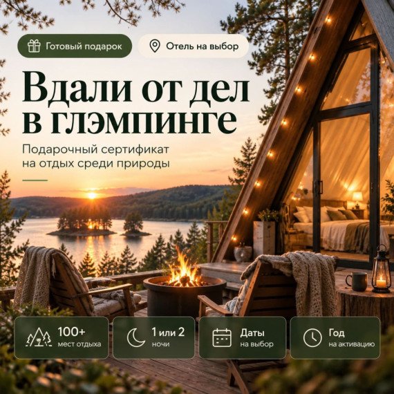 Вдали от дел в глэмпинге