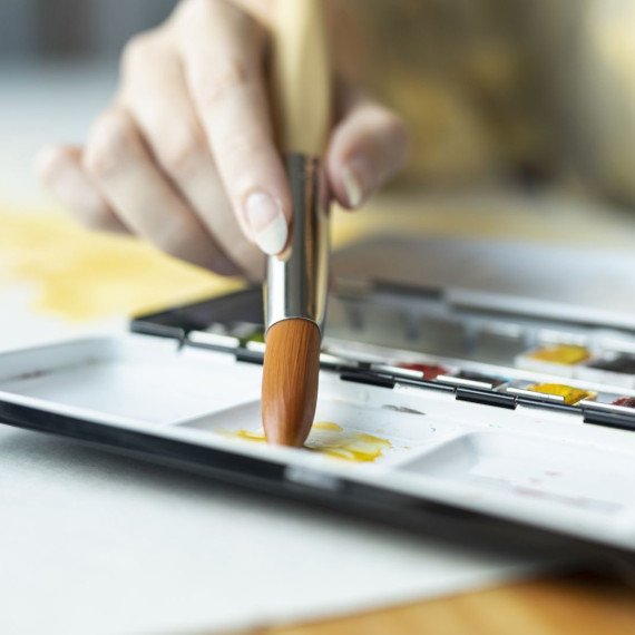 Мастер-класс по росписи - свеча 