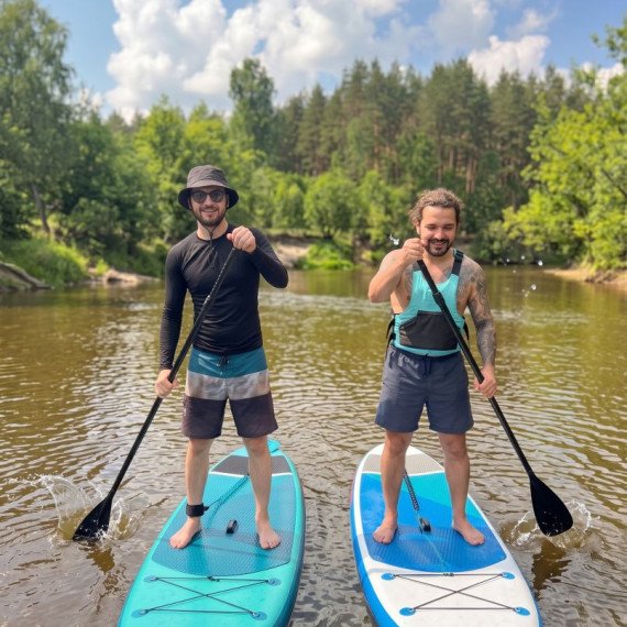 Сплав на SUP-бордах по реке Киржач - изображение 1 Сплав на SUP-бордах по реке Киржач - изображение 1