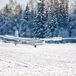 Полёт на планере Blanic L13
