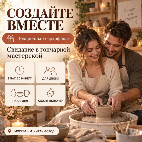 Свидание в гончарной мастерской. Инфографика 1