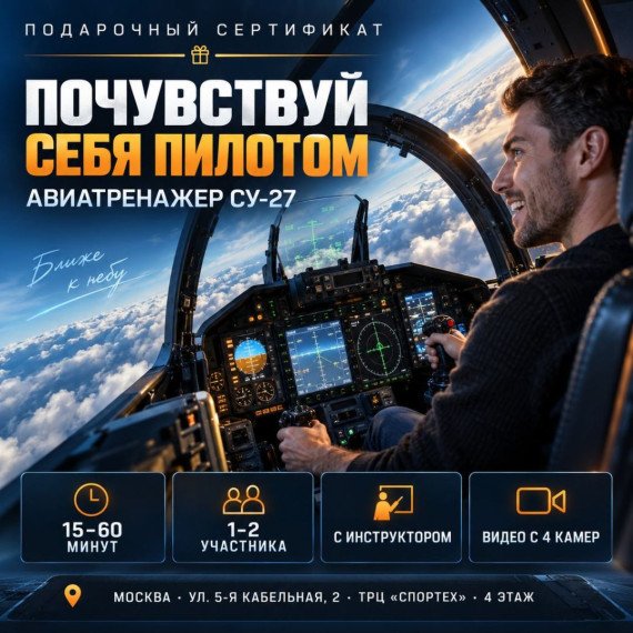 Авиатренажер Су-27. Инфографика 1