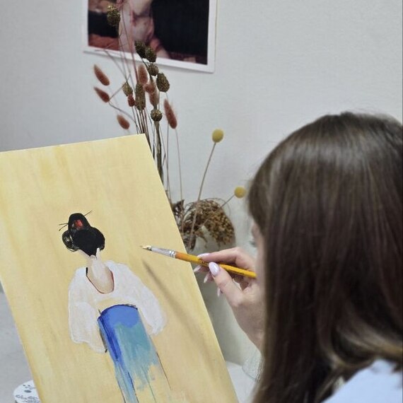 Мастер класс Рисование картины акриловыми красками. Главное фото