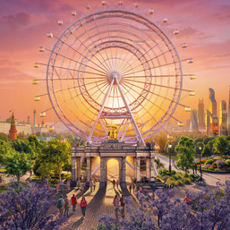 Аттракцион колесо обозрения Солнце Москвы