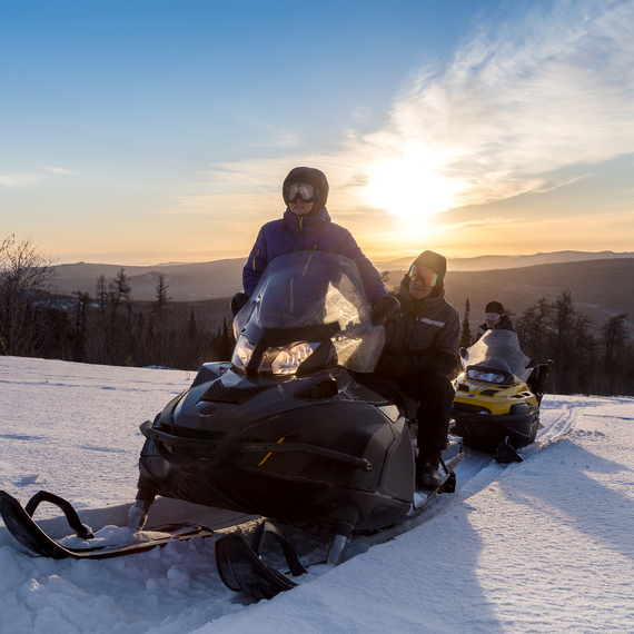 Поездка на двух снегоходах - изображение 2