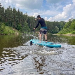 Сплав на SUP-бордах по реке Киржач