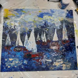 Мастер класс Картина мастихином