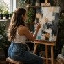 Мастер-класс по современной живописи для взрослых - превью 1