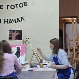 Мастер класс Рисование картины акриловыми красками