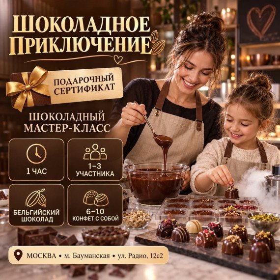 Шоколадный мастер-класс. Инфографика 1