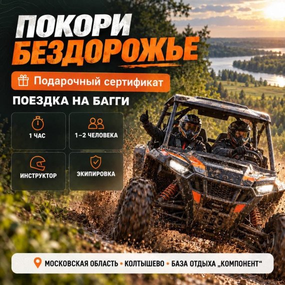 Поездка на багги. Инфографика 1
