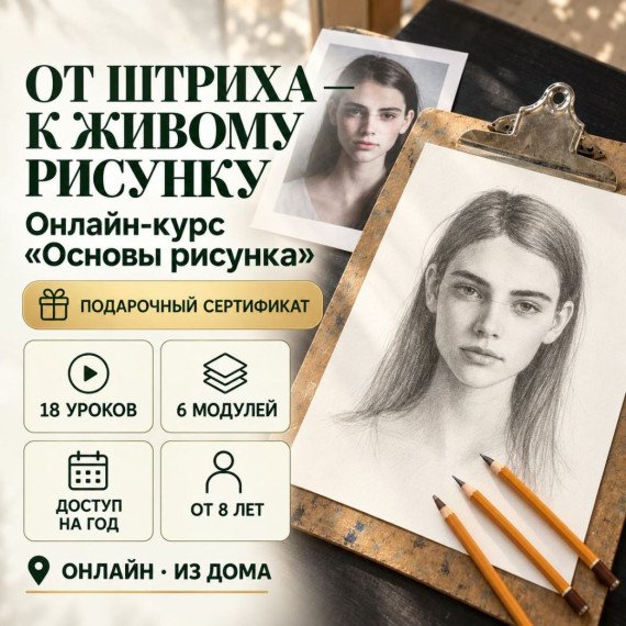 Онлайн курс Основы рисунка. Инфографика 1