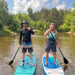 Сплав на SUP-бордах по реке Киржач