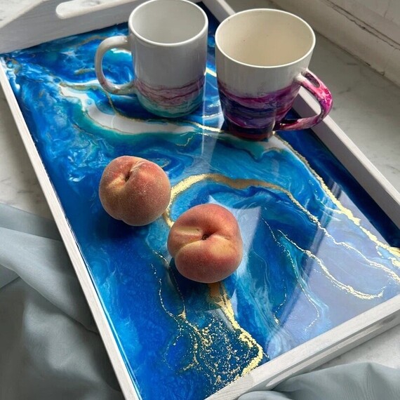 МК по эпоксидной смоле в технике Море или Срез камня. Фото 9