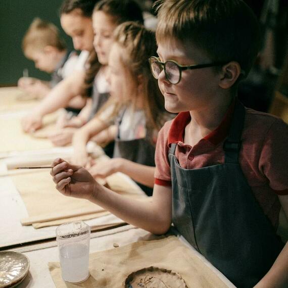  Мастер класс по керамике для детей