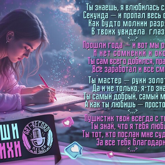Стихи или текст на заказ от души и со смыслом - изображение 3