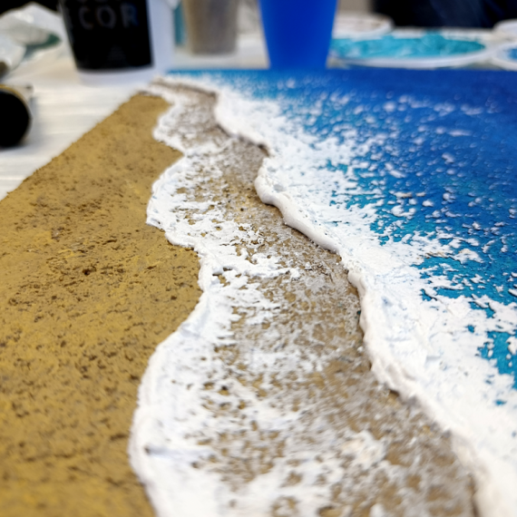 Мастер-класс Объемная картина Море. Главное фото