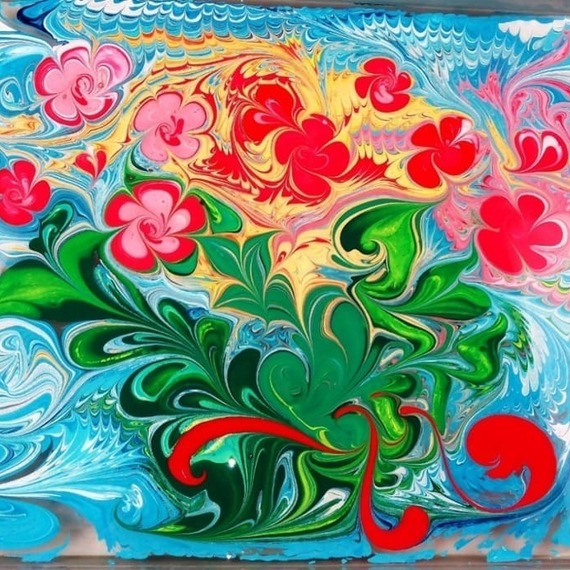 Эбру (рисование на воде) - изображение 2