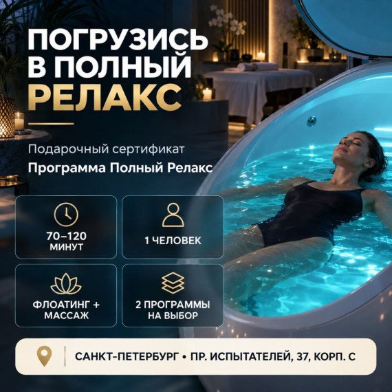 Программа Полный Релакс. Инфографика 1
