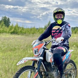 Индивидуальная тренировка на мотоцикле