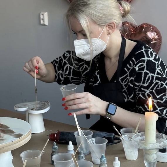Мастер-класс Resin Art искусство эпоксидной смолы. Фото 10