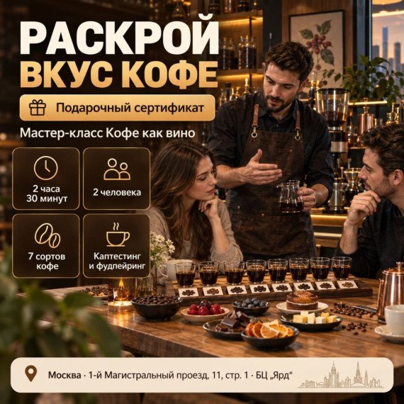 Мастер-класс Кофе как вино. Инфографика 1