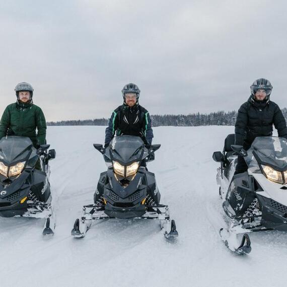 Зимняя Карелия - катание на снегоходах - изображение 2