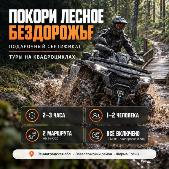 Туры на квадроциклах. Инфографика 1