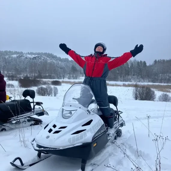 Зимняя Карелия - катание на снегоходах - изображение 1