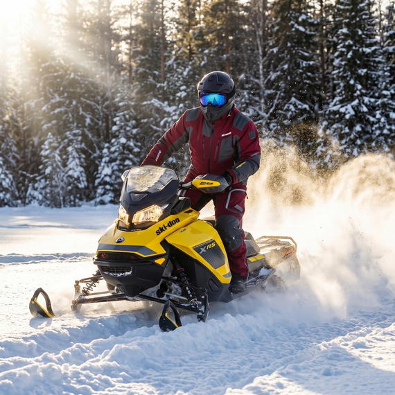 Поездка на снегоходе - изображение 2