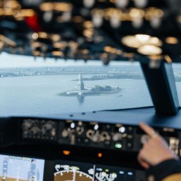 Полет на авиатренажере Boeing 737 МАХ