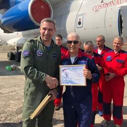Полет в невесомости на самолете ИЛ-76