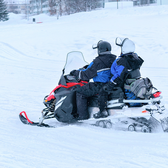 Поездка на снегоходе - изображение 4