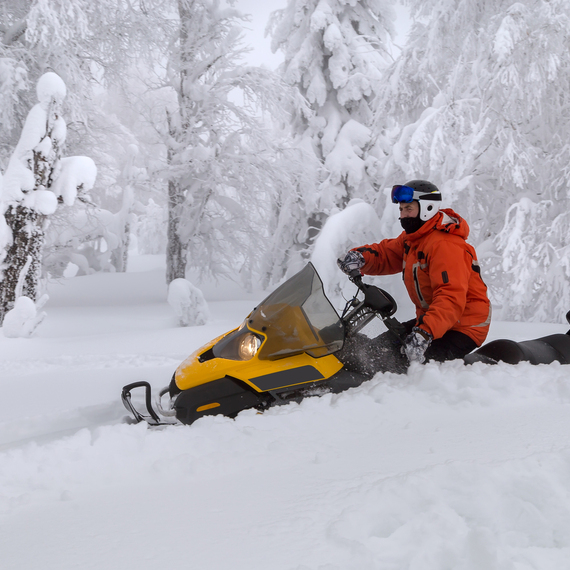 Поездка на снегоходе - изображение 2