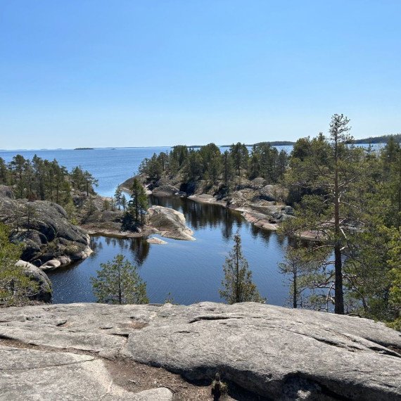 Прогулка на катере по Ладожским шхерам с посещением о. Хонкасало - изображение 2