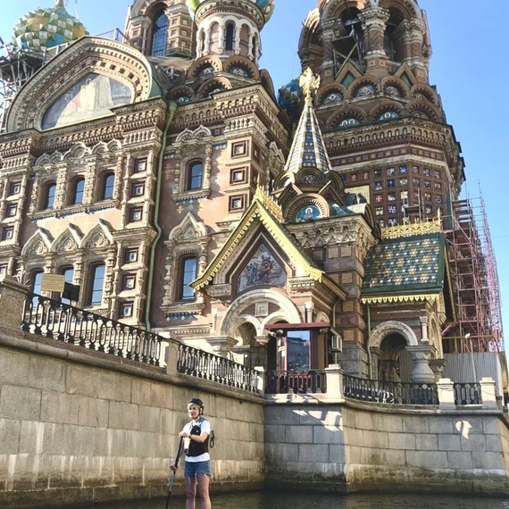 Прогулка на Sup-серфе вдоль Спаса на Крови. Фото 6