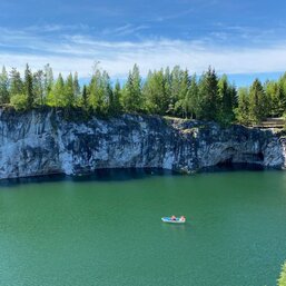 Тур в Карелию парк Рускеала и водопады